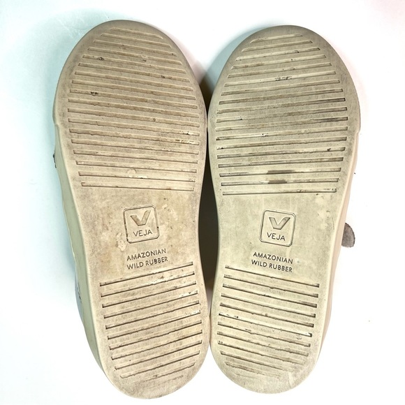 RARE Veja x G. Kero Kids Parrot Leather Sneakers Velcro Size 32 - US 1 - Picture 12 of 12